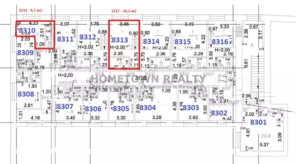 Офис с с/у на 2 эт - 8.1 м - Фото 0