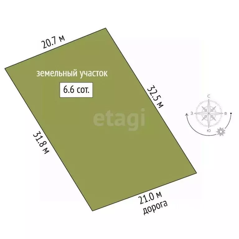 Участок в Томская область, Томский район, Зоркальцевское с/пос, ... - Фото 1