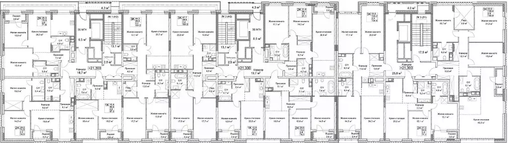 2-к кв. Нижегородская область, Нижний Новгород ул. Максима Горького, ... - Фото 2