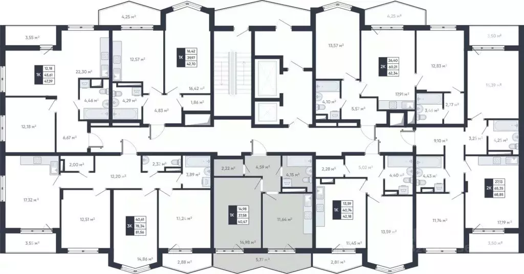 1-к кв. Белгородская область, Старый Оскол Садовые Кварталы мкр,  ... - Фото 2