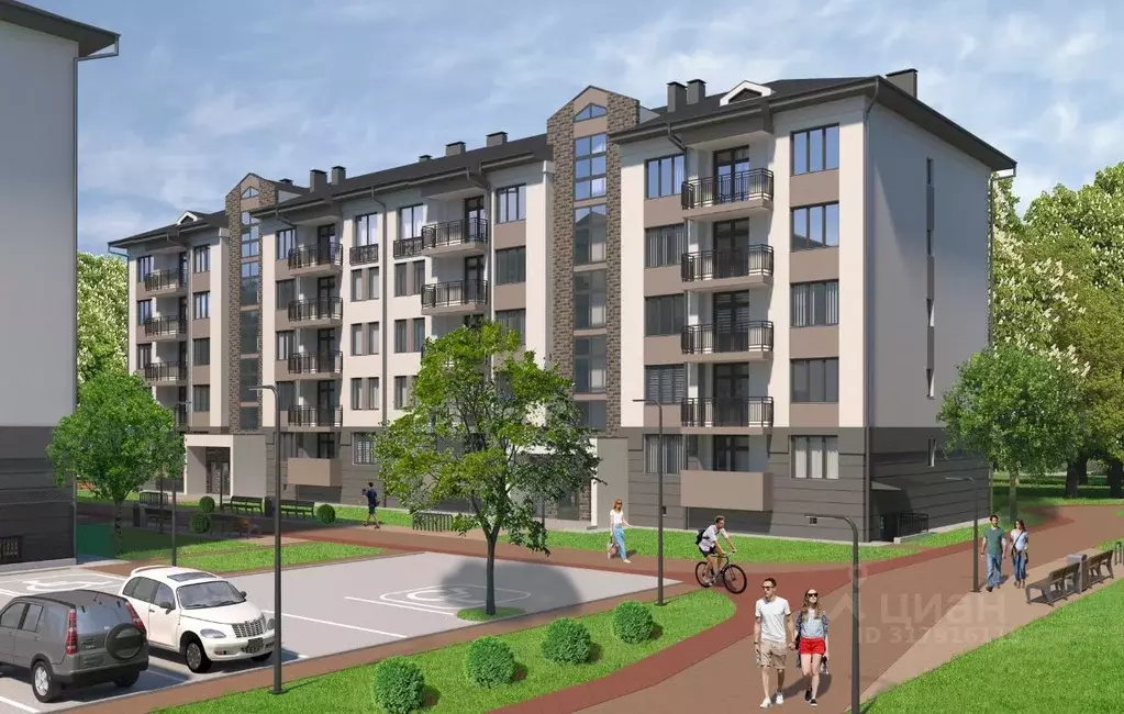 2-к кв. Калининградская область, Балтийск Московская ул., 16Ак2 (62.8 ... - Фото 2