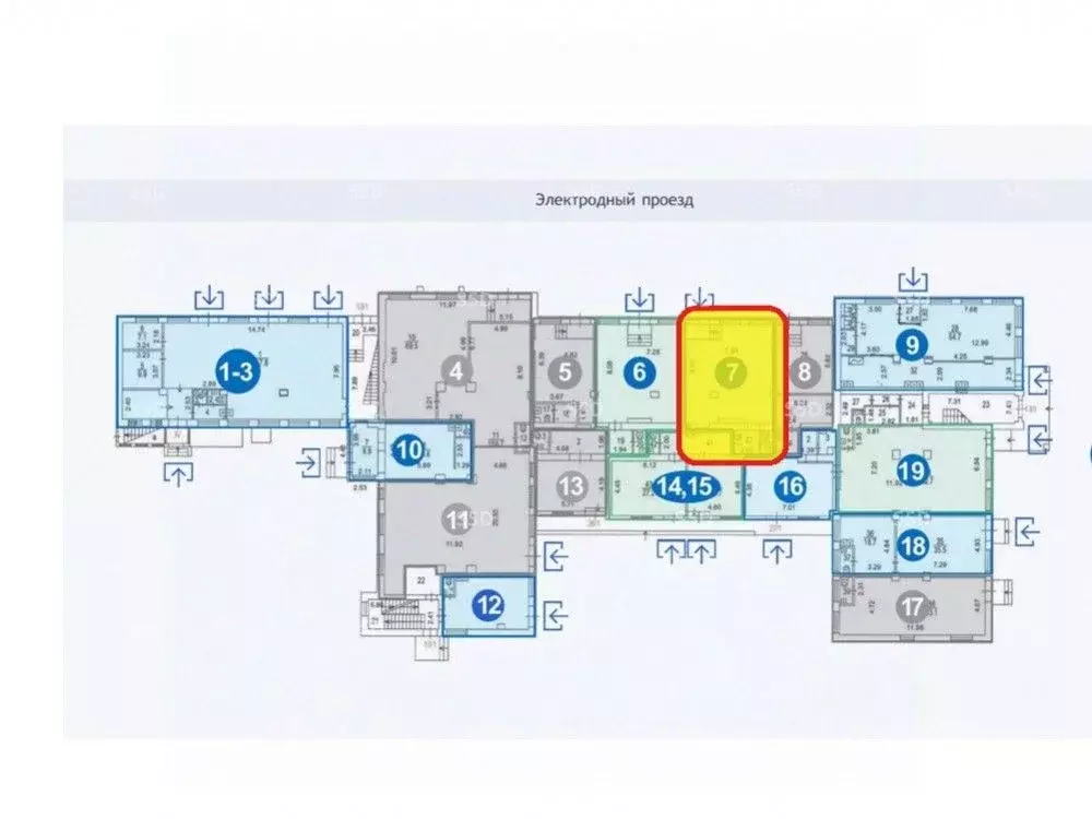 Торговая площадь в Москва Электродный проезд, 16 (64 м) - Фото 2