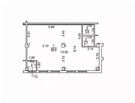 2-к кв. Москва Береговая ул., 4К5 (100.1 м) - Фото 2