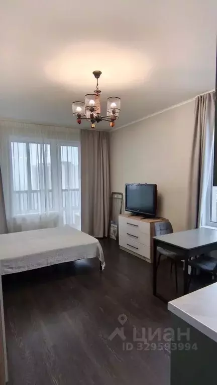 Студия Санкт-Петербург ул. Верхне-Каменская, 11к1 (24.4 м) - Фото 1