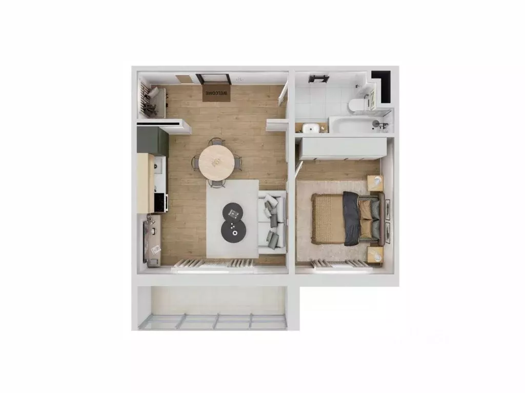 2-к кв. Челябинская область, Миасс бул. Карпова, 3 (43.05 м) - Фото 0