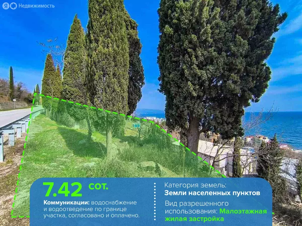 Участок в Утёс, улица Гагариной (7.42 м) - Фото 2