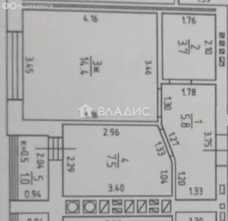 1-комнатная квартира: Калининград, Елизаветинская улица, 4к1 (31.4 м) - Фото 1