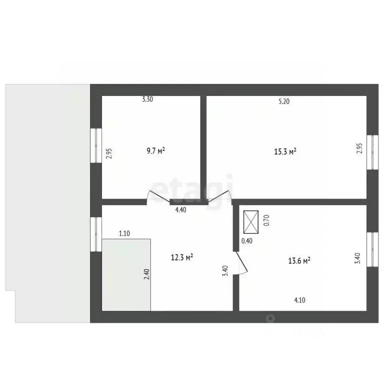 Дом в Кемеровская область, Кемерово Береговая ул. (104 м) - Фото 2