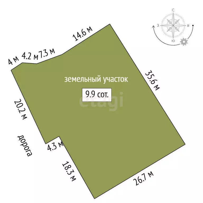 Участок в Тюмень, улица Спорта (10 м) - Фото 1