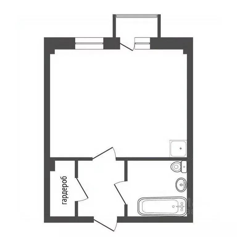 Студия Красноярский край, Красноярск Норильская ул., 38 (28.7 м) - Фото 2