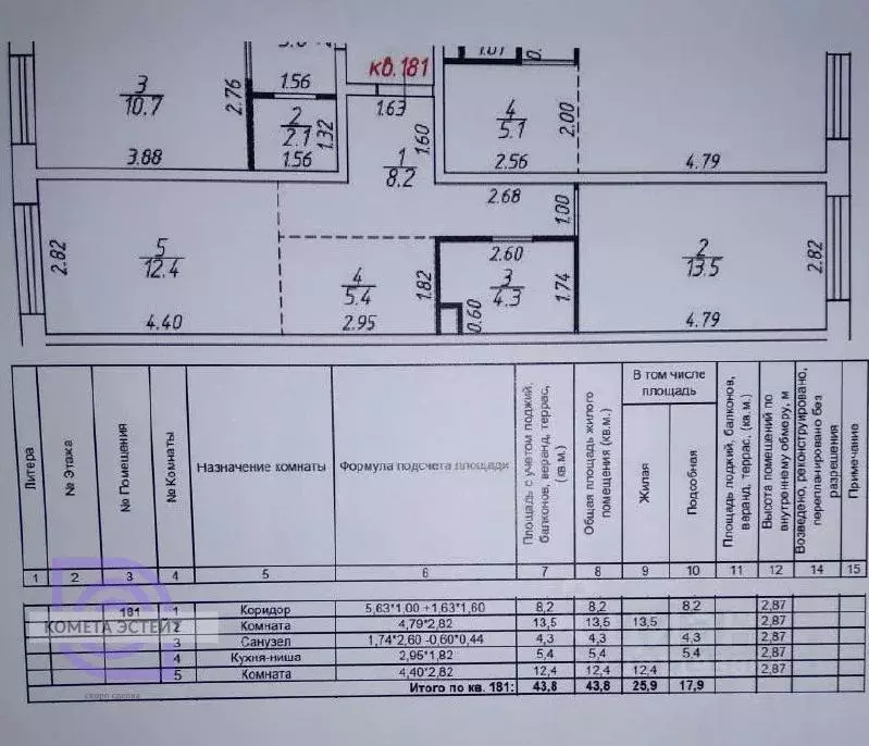 2-к кв. Москва Тагильская ул., 4В (43.8 м) - Фото 1