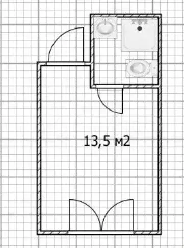 Квартира-студия, 13,5 м, 2/14 эт. - Фото 0