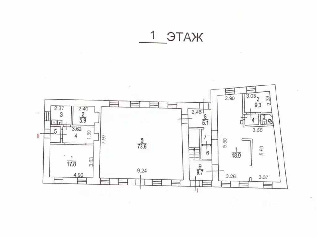 Помещение свободного назначения в Москва Люсиновская ул., 7/8С1 (380 ... - Фото 2