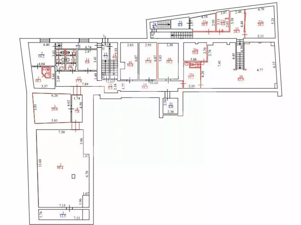 Помещение свободного назначения в Москва Большой Каретный пер., 20С3 ... - Фото 2
