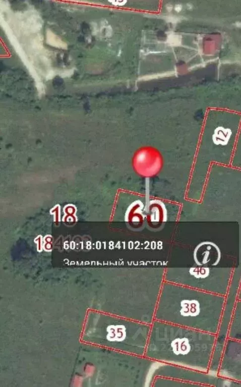 Участок в Псковская область, Псковский район, Тямшанская волость, д. ... - Фото 1