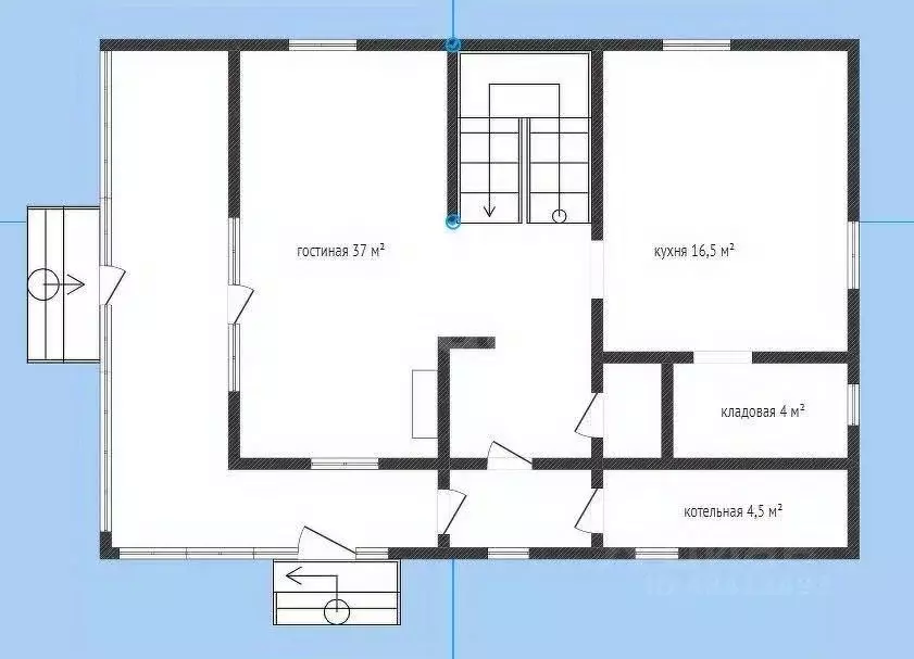 Дом в Краснодарский край, Геленджик городской округ, с. Текос  (195 м) - Фото 1