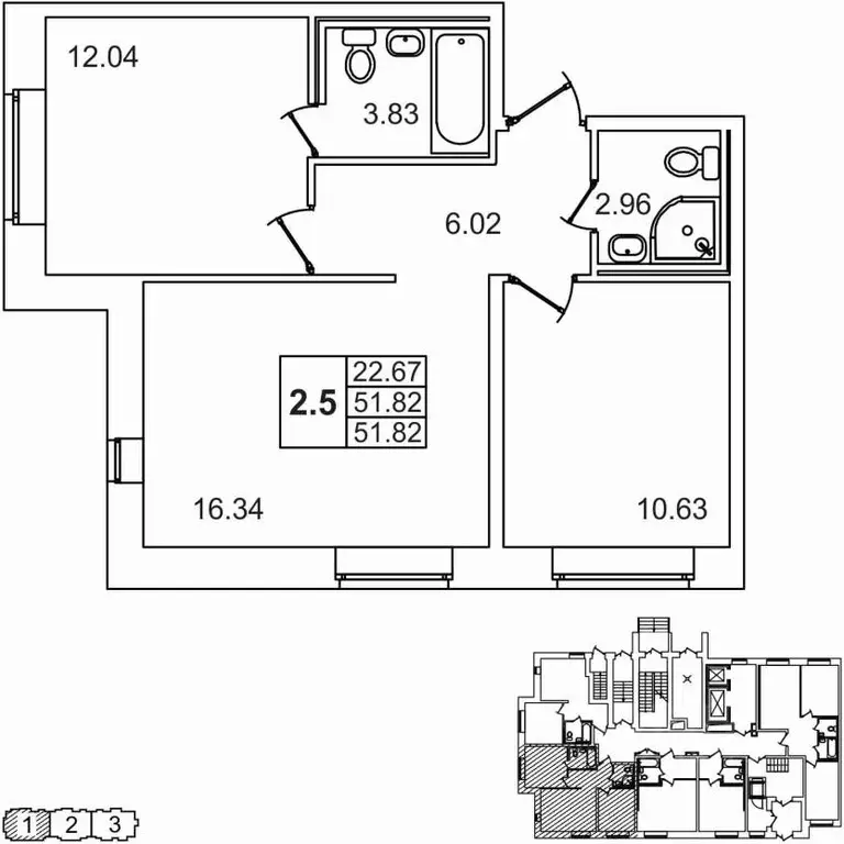2-к кв. Ленинградская область, Мурино Всеволожский район, ул. Шоссе в ... - Фото 1