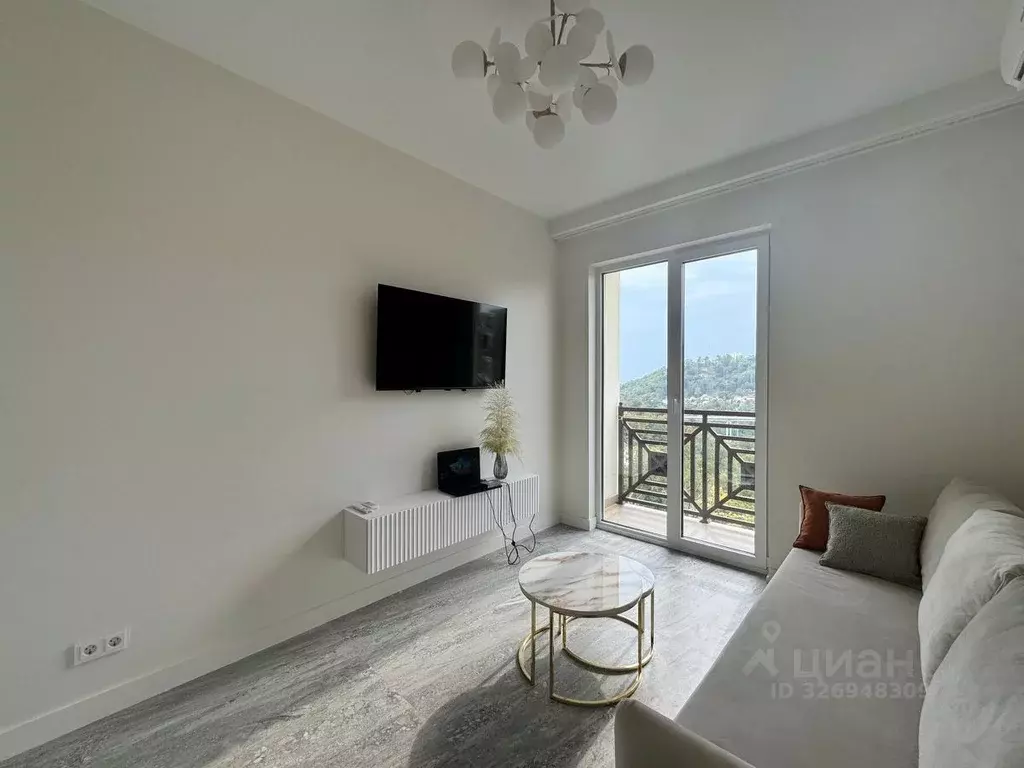 1-к кв. Краснодарский край, Сочи Мацестинская Долина мкр, ул. ... - Фото 2