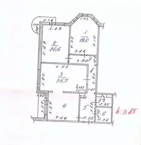 3-к кв. Кемеровская область, Новокузнецк ул. Кирова, 111 (112.9 м) - Фото 1