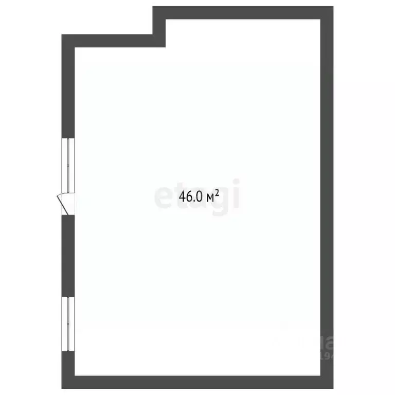 Торговая площадь в Мордовия, Саранск Севастопольская ул., 7/1 (46 м) - Фото 1