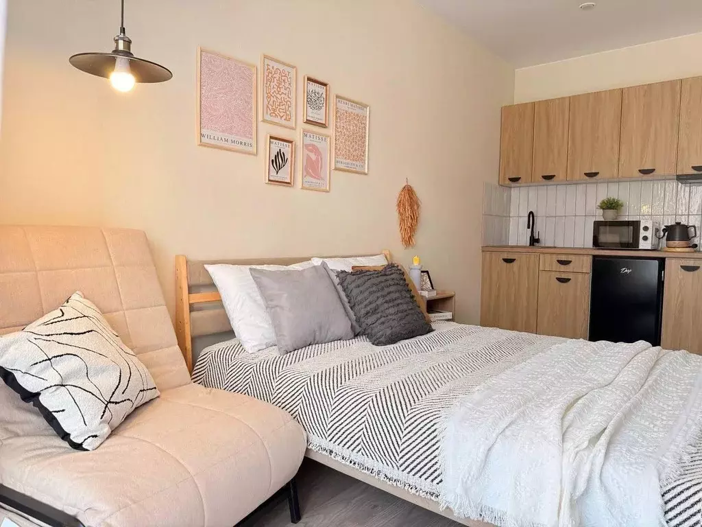 Студия Краснодарский край, Сочи ул. Искры, 88к3 (27.7 м) - Фото 2