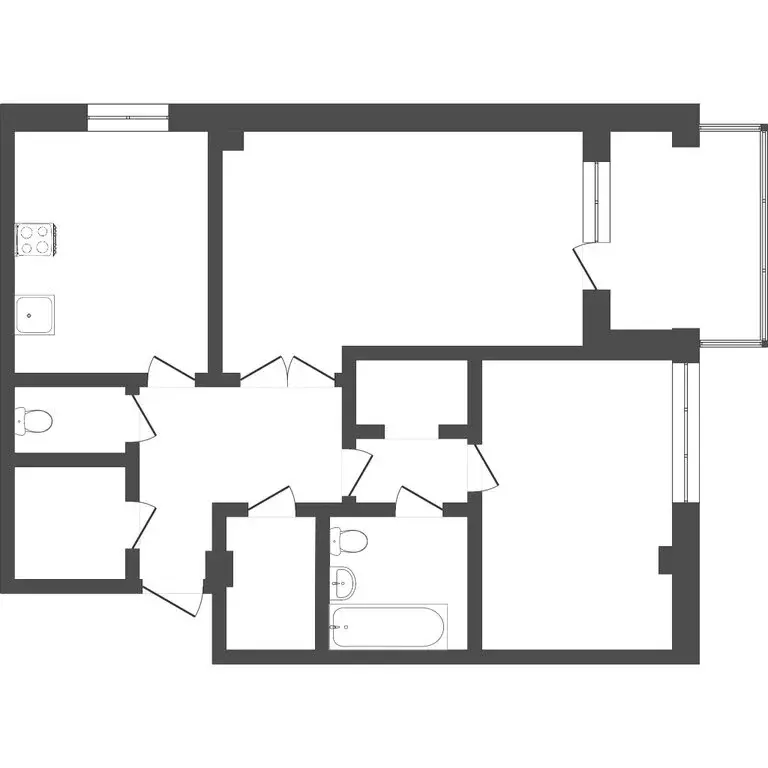 2-комнатная квартира: Тюмень, улица Осипенко, 16 (84 м) - Фото 0