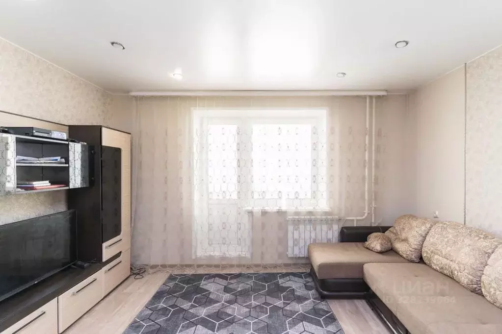 1-к кв. Тюменская область, Тюмень ул. Николая Ростовцева, 6к1 (41.0 м) - Фото 1