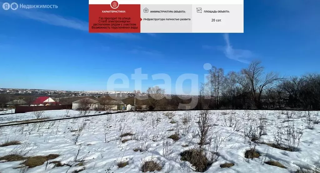 Участок в Губкин, Сергиевская улица (45.8 м) - Фото 1