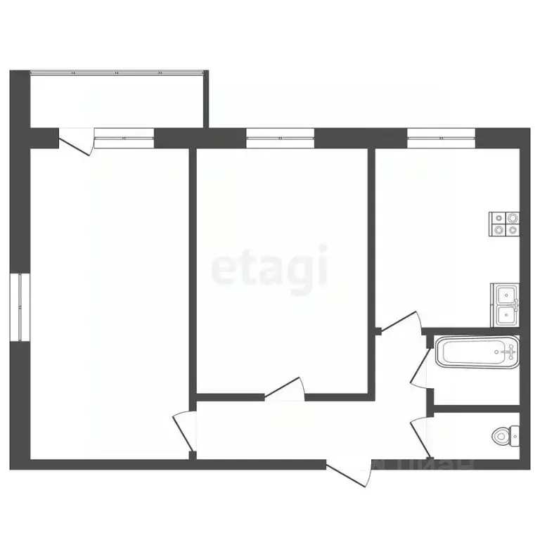 Комната Хабаровский край, Хабаровский район, с. Некрасовка ул. ... - Фото 2