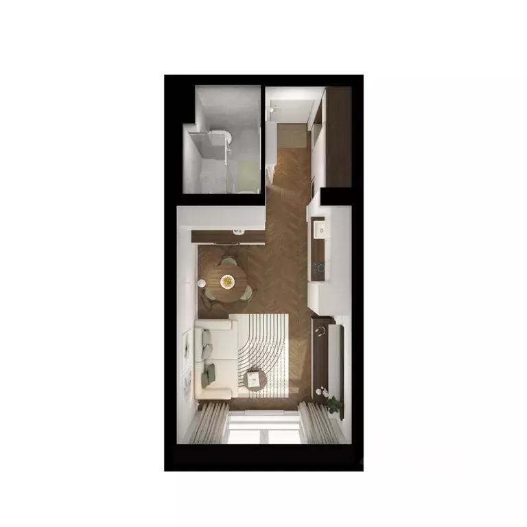 Студия Свердловская область, Екатеринбург Уктус жилрайон, Утес жилой ... - Фото 2