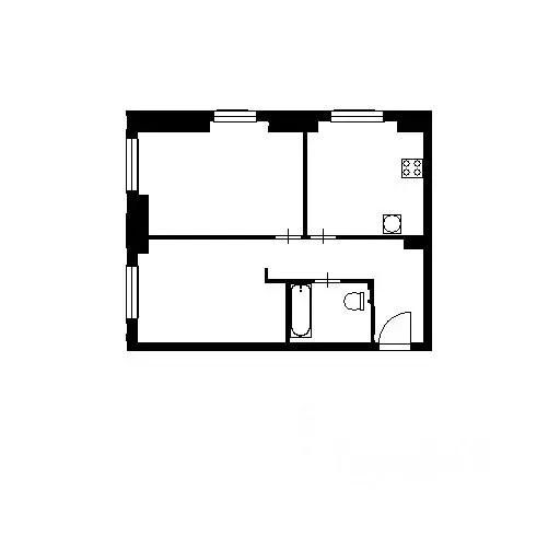 3-к кв. Санкт-Петербург Авангардная ул., 24 (67.2 м) - Фото 1