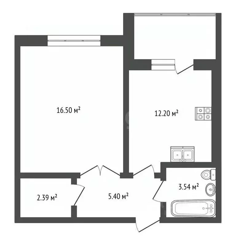 1-к кв. Марий Эл, Йошкар-Ола ул. Чехова, 55 (42.8 м) - Фото 1