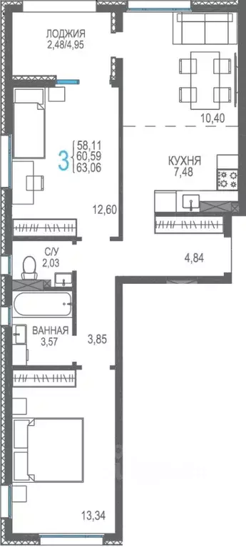 Студия Крым, Сакский район, Лесновское с/пос, с. Прибрежное Розовое ... - Фото 0