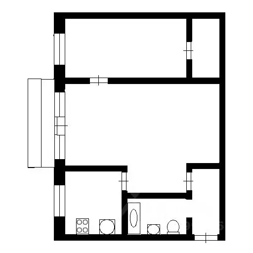 2-к кв. Алтайский край, Бийск ул. Воинов-интернационалистов, 88 (48.9 ... - Фото 1