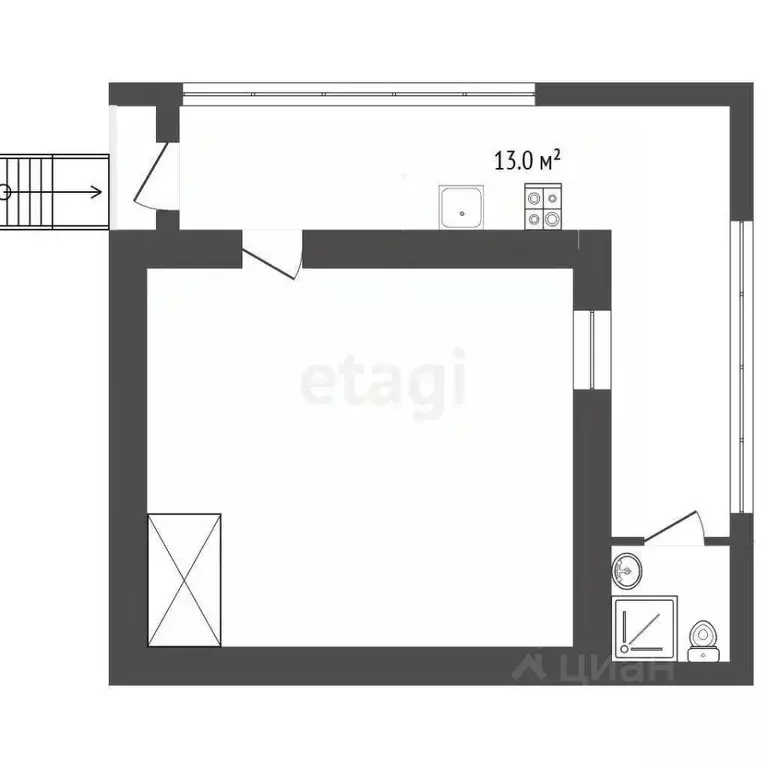 1-к кв. Ставропольский край, Кисловодск ул. Гагарина (36.0 м) - Фото 2