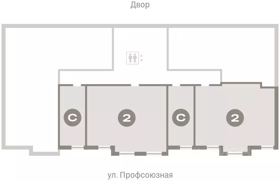 Студия Тюменская область, Тюмень Речной Порт жилой комплекс (25.52 м) - Фото 1