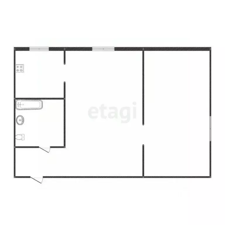 2-к кв. Костромская область, Кострома проезд 8-й Окружной, 10 (46.8 м) - Фото 2