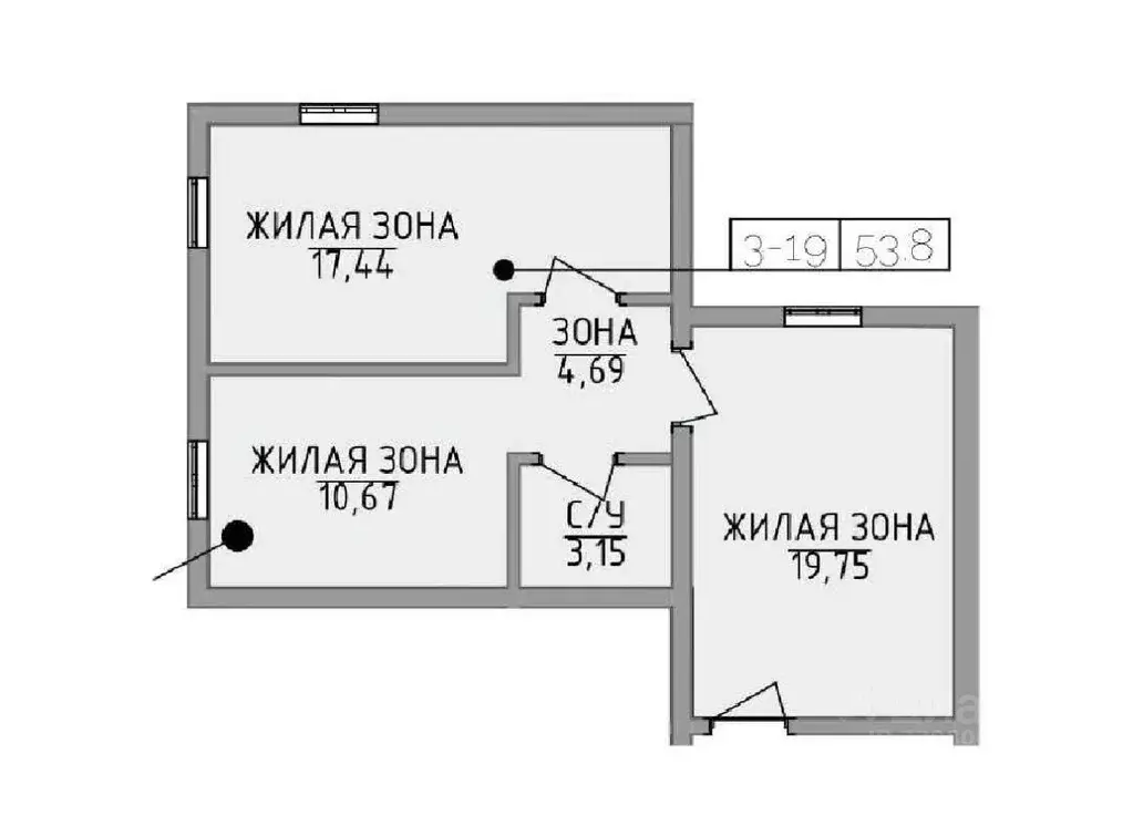 2-к кв. Крым, Алушта ул. Володарского, 9 (53.0 м) - Фото 1
