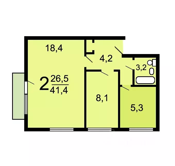 2-к кв. Московская область, Солнечногорск городской округ, Андреевка ... - Фото 2