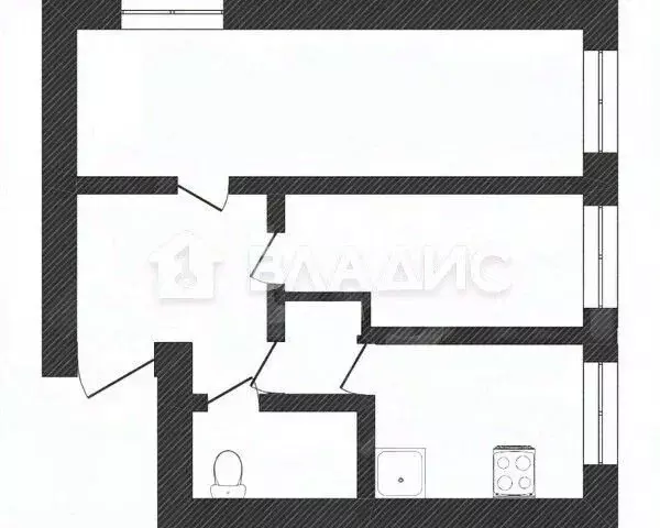 2-к кв. Бурятия, Улан-Удэ ул. Борсоева, 21 (43.0 м) - Фото 2