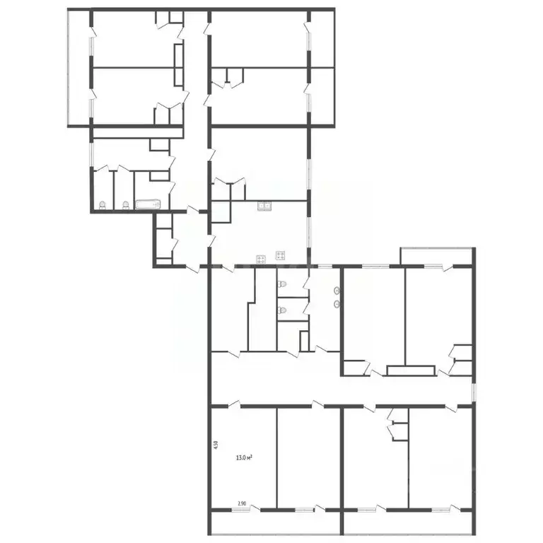 Комната Санкт-Петербург ул. Асафьева, 6К2 (13.0 м) - Фото 2