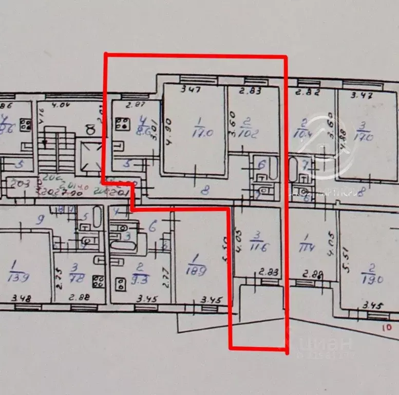 3-к кв. Воронежская область, Воронеж Новосибирская ул., 55 (62.7 м) - Фото 2