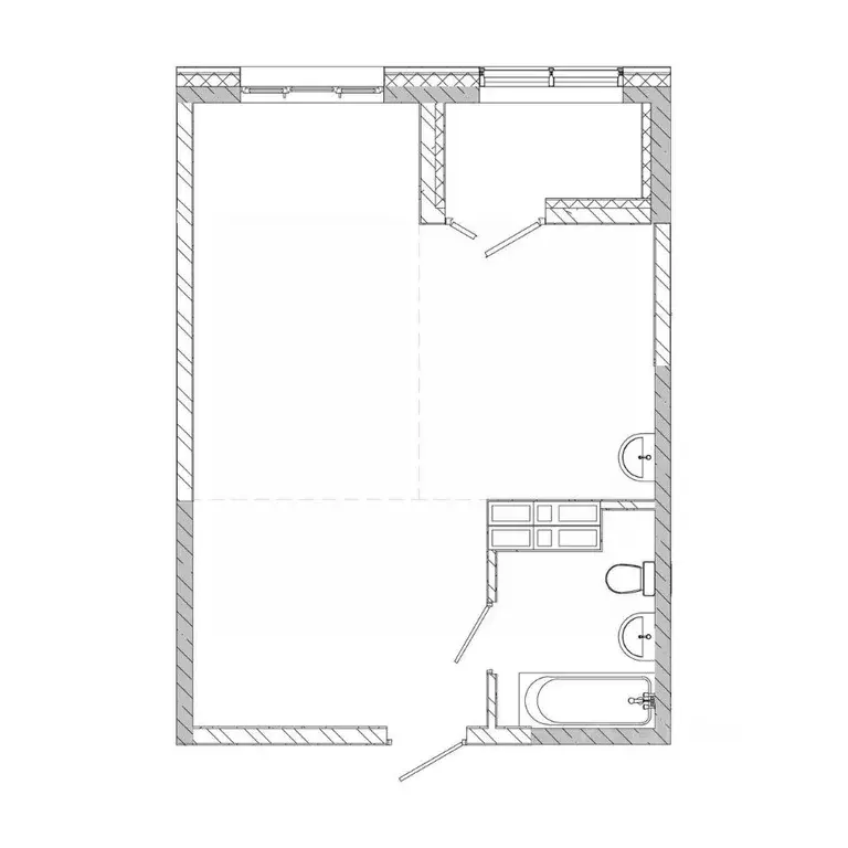 1-к кв. Приморский край, Владивосток Посейдония жилой комплекс (42.64 ... - Фото 1