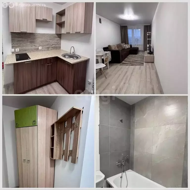 Квартира-студия: Томск, микрорайон Черемошники, Строевая улица, 7 ... - Фото 1
