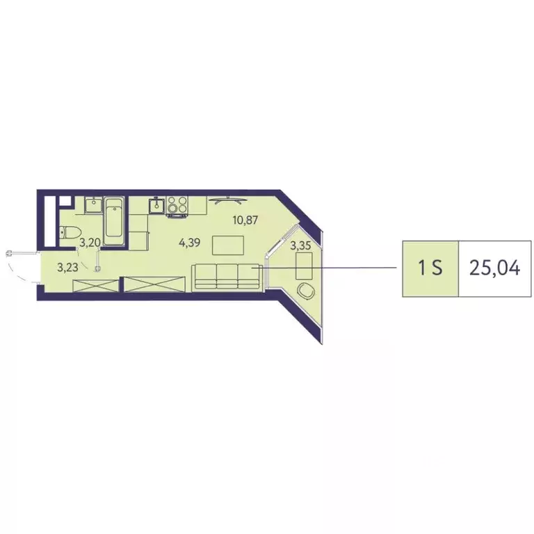 Студия Крым, Ялта муниципальный округ, Виноградное пгт Новая Ливадия ... - Фото 1