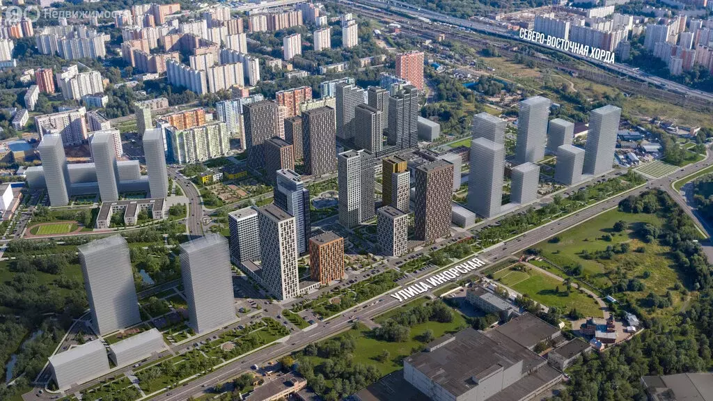 Квартира-студия: Москва, жилой комплекс Бусиновский Парк, к22.4 (25.1 ... - Фото 1