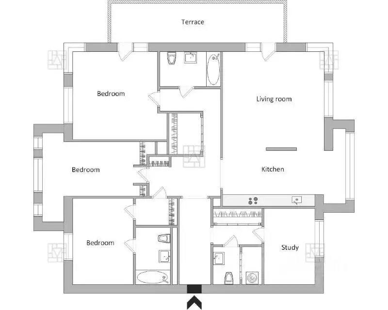 5-к кв. Москва Озерковская наб., 52А (226.0 м) - Фото 2