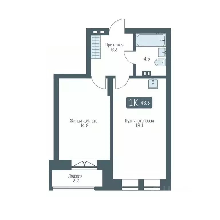 1-к кв. Новосибирская область, Новосибирск ул. Немировича-Данченко, ... - Фото 1