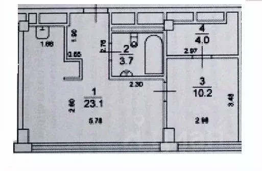 2-к кв. Москва ул. Новый Арбат, 15 (41.0 м) - Фото 1