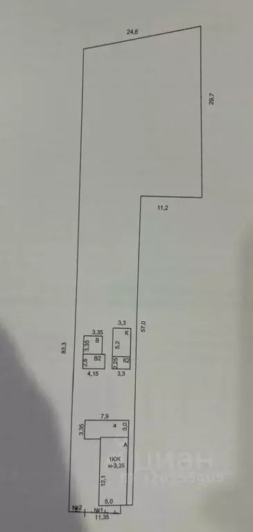 Дом в Ростовская область, Азов Азовский район, ул. Горького (65 м) - Фото 1